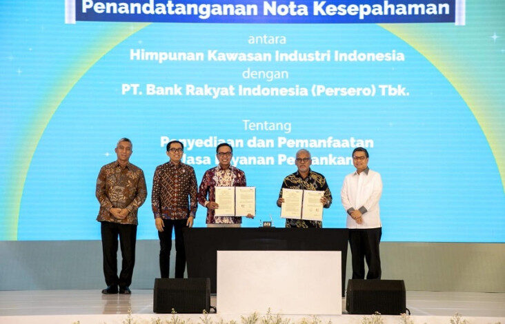 BRI Gandeng HKI Dorong Pertumbuhan Bagian Bisnis dan juga Optimalisasi Kawasan Industri