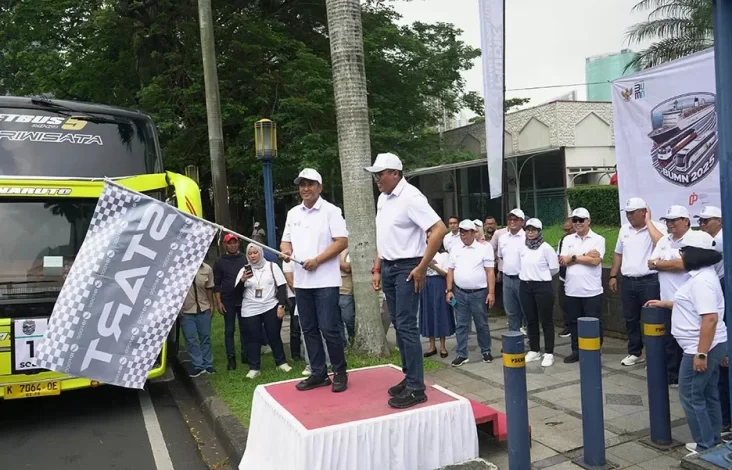 Dukung Mudik Gratis Bersama BUMN, BGR Logistik Berangkatkan Berbagai Audien
