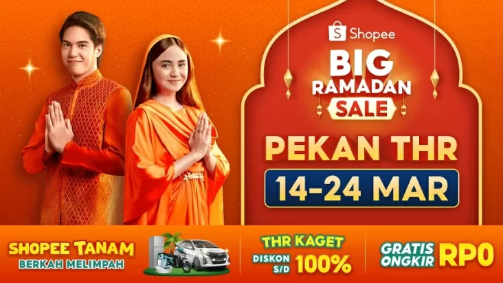 Intip Keseruan El Rumi dan juga Syifa Hadju di area area Iklan Shopee Big Ramadan Sale