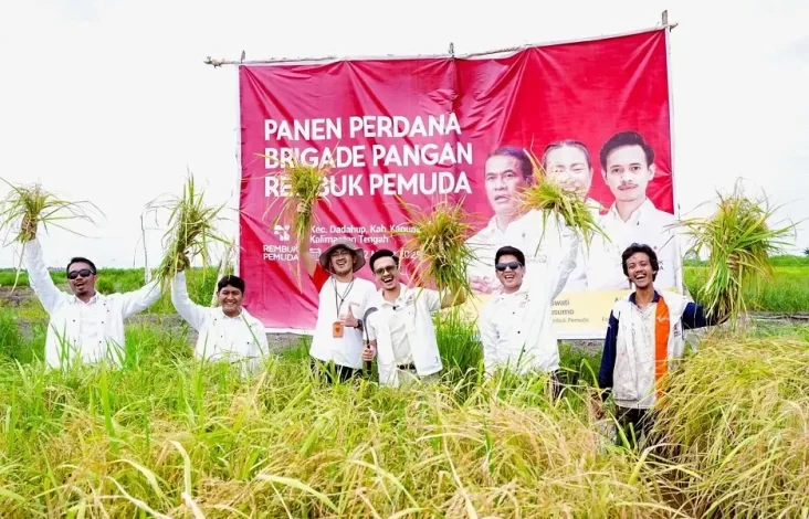 Panen Perdana, Rembuk Pemuda Keseriusan Wujudkan Swasembada Pangan