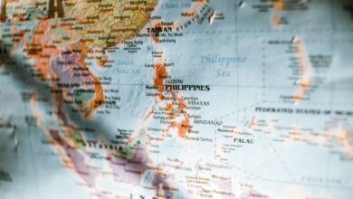 Mengenal batas wilayah Kontinen Asia dan juga keunikannya pada peta globus