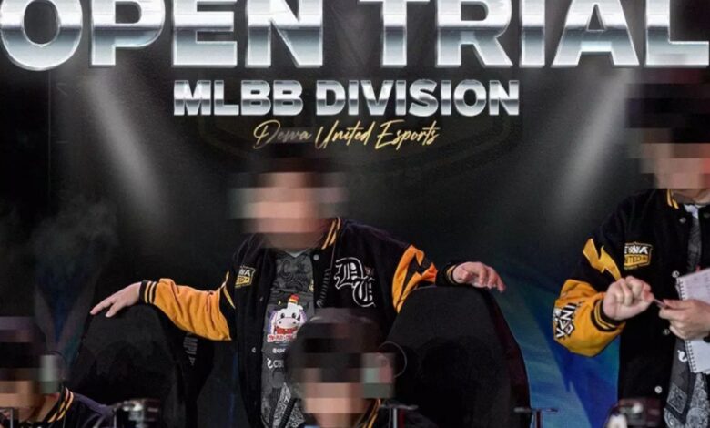 Dewa United Esports membuka acara Open Trial Divisi MLBB musim 2025