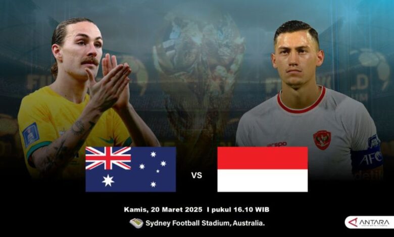 Perbandingan pemain Indonesia & Australia yang dimaksud bermain ke luar negeri